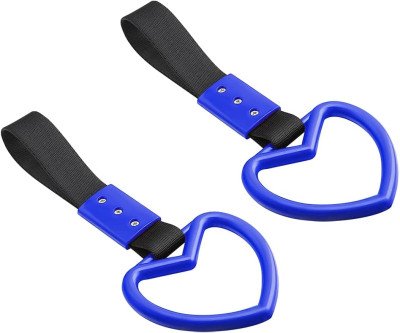 Heart-Shaped Car Safety Straps: 2-Pack Rear Bumper Protection