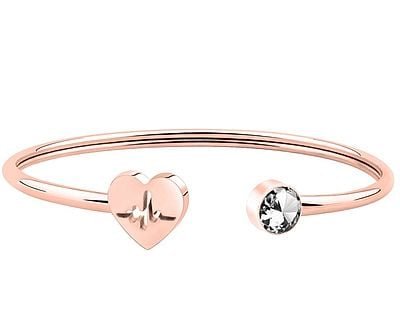 Heartbeat Stethoscope Cuff Bracelet