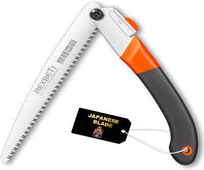 Heavy-Duty 11-Inch Folding Saw for Easy Wood Cutting