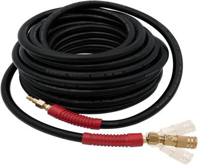 50ft Heavy Duty Air Hose - Never Kink, Always Deliver Power