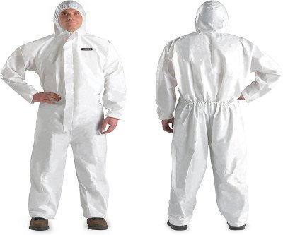 Heavy-Duty Disposable Hazmat Suit for Messy Projects - XL