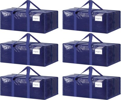 Heavy Duty Moving Bags - 6 Pack Large Storage Totes