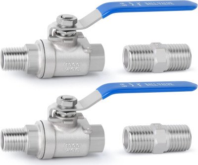 Heavy Duty Stainless Steel Ball Valve Kit - Reliable Flow Control