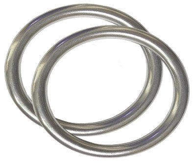 Heavy Duty Stainless Steel O-Rings - 2 Pack