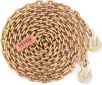 Heavy Duty Tow Chain: 4900lb Capacity for Secure Transporting