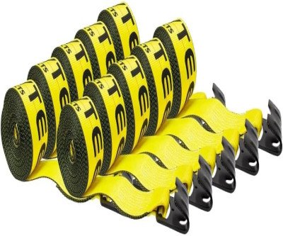 Heavy-Duty Winch Straps: 5400 lb Tie Downs for Flatbeds & Trailers