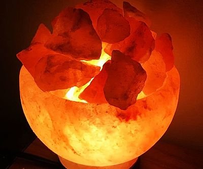 Himalayan Salt Fire Bowl Lamp