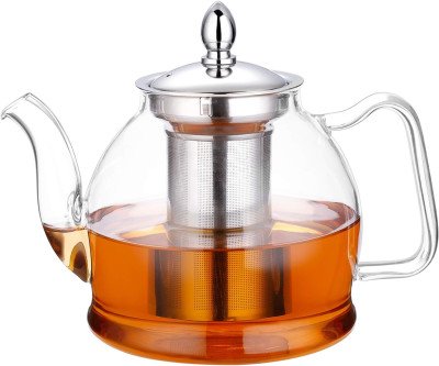 Premium Glass Teapot: Brew Perfect Tea on Any Stove