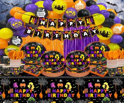 Complete Hocus Pocus Birthday Party Kit - All Decorations Included