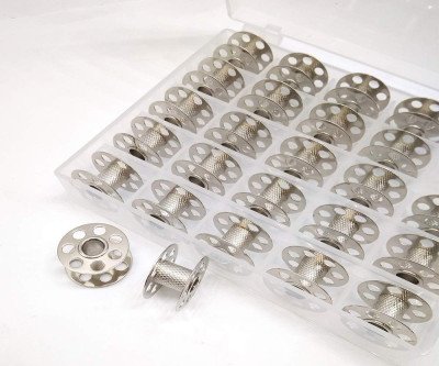 Premium Metal Bobbins for Bernina Sewing Machines - 25 Pack