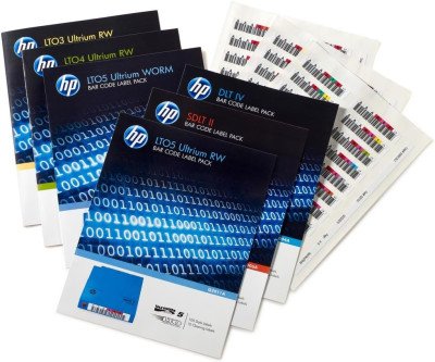 HP LTO-6 Barcode Labels: 110-Pack for Reliable Data Backup