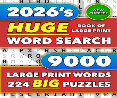 Ultimate Word Search Challenge: 9000 Words in Large Print