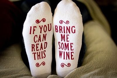 If You Can Read This, Bring Wine Socks