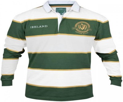 Wear Your Heritage: Irish Rugby Jersey with Classic Stripes