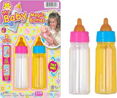 Adorable Ja-Ru Magic Baby Doll Bottles Set