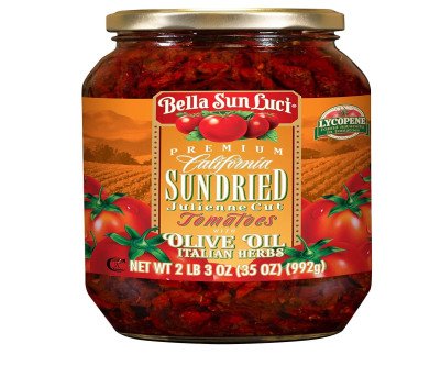 Julienne Sun-Dried Tomatoes in Olive Oil – 35oz Jar