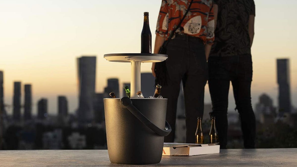 Keter Go Bar - Portable Cooler with Pop-Up Table