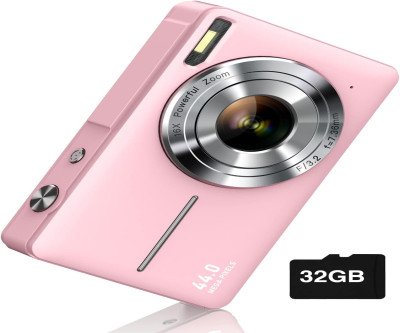 Kid-Friendly Digital Camera with 16X Zoom - Perfect for Young Photographers