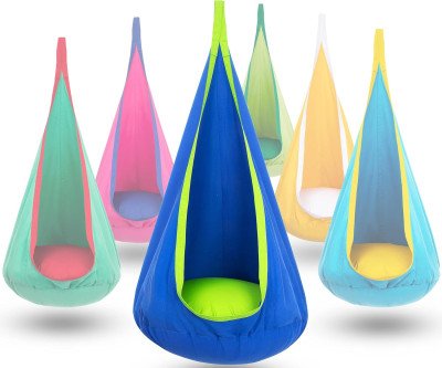 Cozy Sensory Pod Swing for Kids - Indoor Comfort & Play