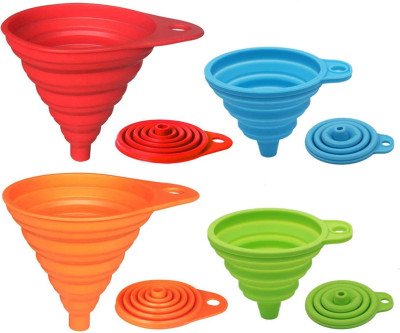 KongNai Collapsible Kitchen Funnel Set - 4 Pack