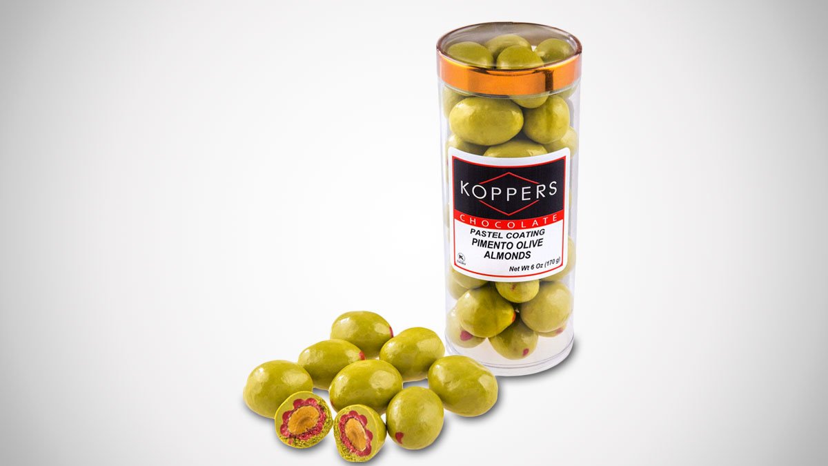 Koppers Martini Olive Chocolate Almonds
