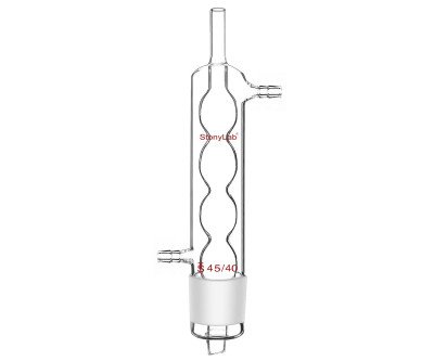 Lab-Grade Reflux Condenser for Precise Chemical Extraction
