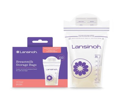 Leakproof Breastmilk Storage Bags, 100 Count