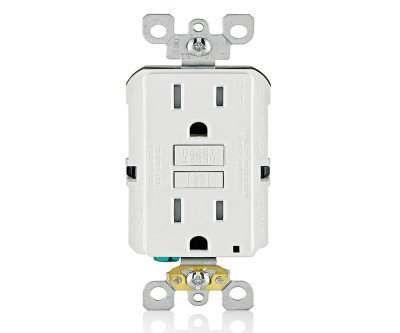 Stay Safe with Leviton GFCI Outlet - 15 Amp Self Test
