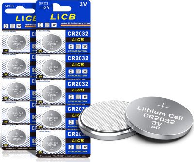 Reliable LiCB CR2032 Lithium Battery Pack (10 Count)