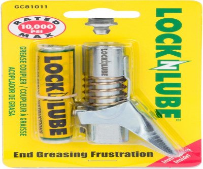 LockNLube Coupler: Grease With Both Hands Free