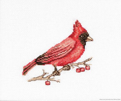 Create Beautiful Cardinal Cross Stitch Art in Minutes