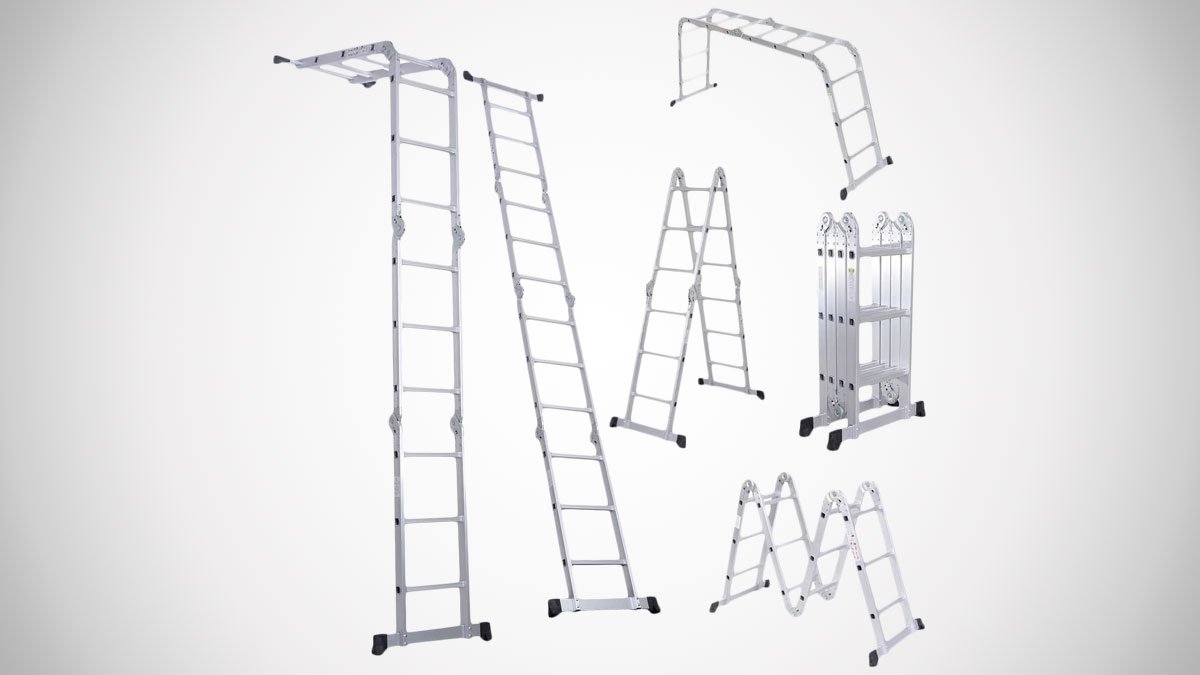 Luisladders Triple-Jointed Folding Ladder