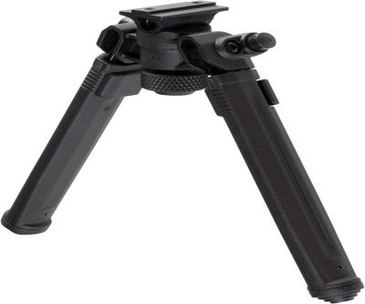 Ultra-Lightweight Rifle Bipod with Rapid One-Handed Adjustment