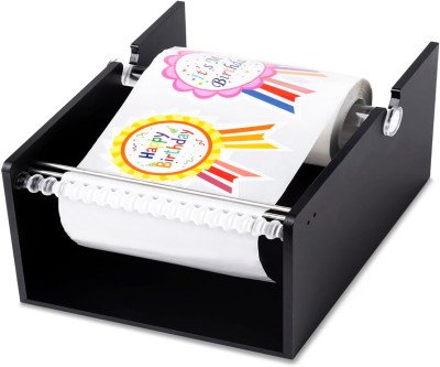 Organize Sticker Rolls Instantly - Adjustable Manual Dispenser