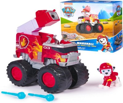 Blast Rescues with Marshall's PAW Patrol Firetruck
