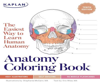Master Anatomy Through Coloring: Kaplan's Medical Study Guide