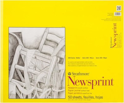 Master Your Drawing with Smooth Newsprint Paper