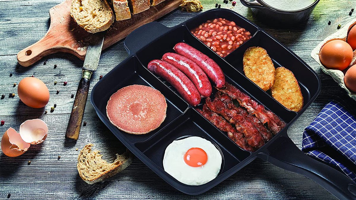MasterPan Multi-Sectional Meal Skillet