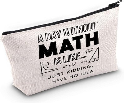 Math Teacher Makeup Bag - Geeky Gift for Math Lovers