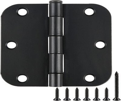 Matte Black Door Hinges - 30 Pack for Interior Doors