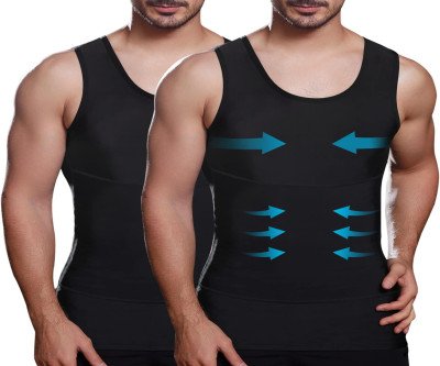 Slim Tummy & Chest Instantly: Men's Compression Tank
