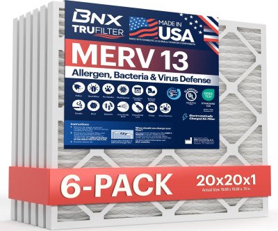 Clean Air Relief: MERV 13 Air Filter 6-Pack