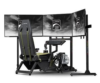 Military Flight Simulator Cockpit