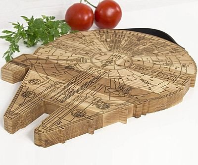 Millennium Falcon Cutting Board