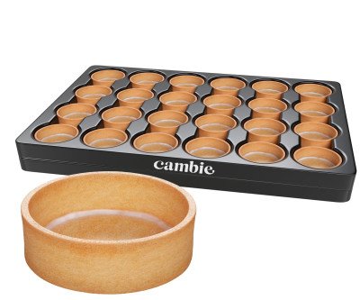 Mini French Tart Shells with White Chocolate - Pack of 96