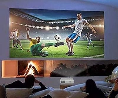 Mini Projector Outdoor Movie Projector with Screen