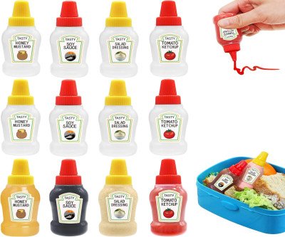 Mini Sauce Bottles - 12 Pack for Perfect Portions