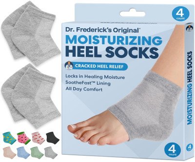 Heal Cracked Heels Overnight with Moisturizing Socks