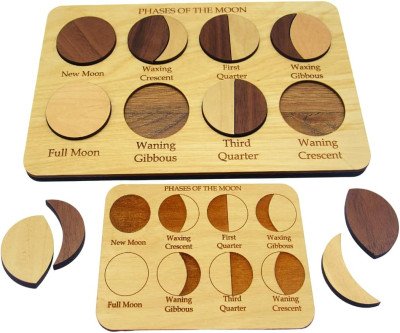 Explore the Lunar Cycle - Moon Phases Puzzle
