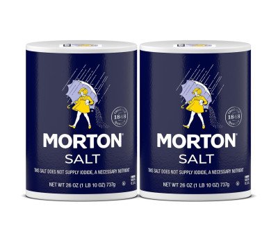Morton Non-Iodized Salt 2-Pack for Cooking